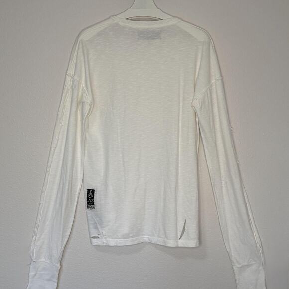MJB Marc Jacques Burton Oversized White LS T Shirt M - Picture 5 of 8